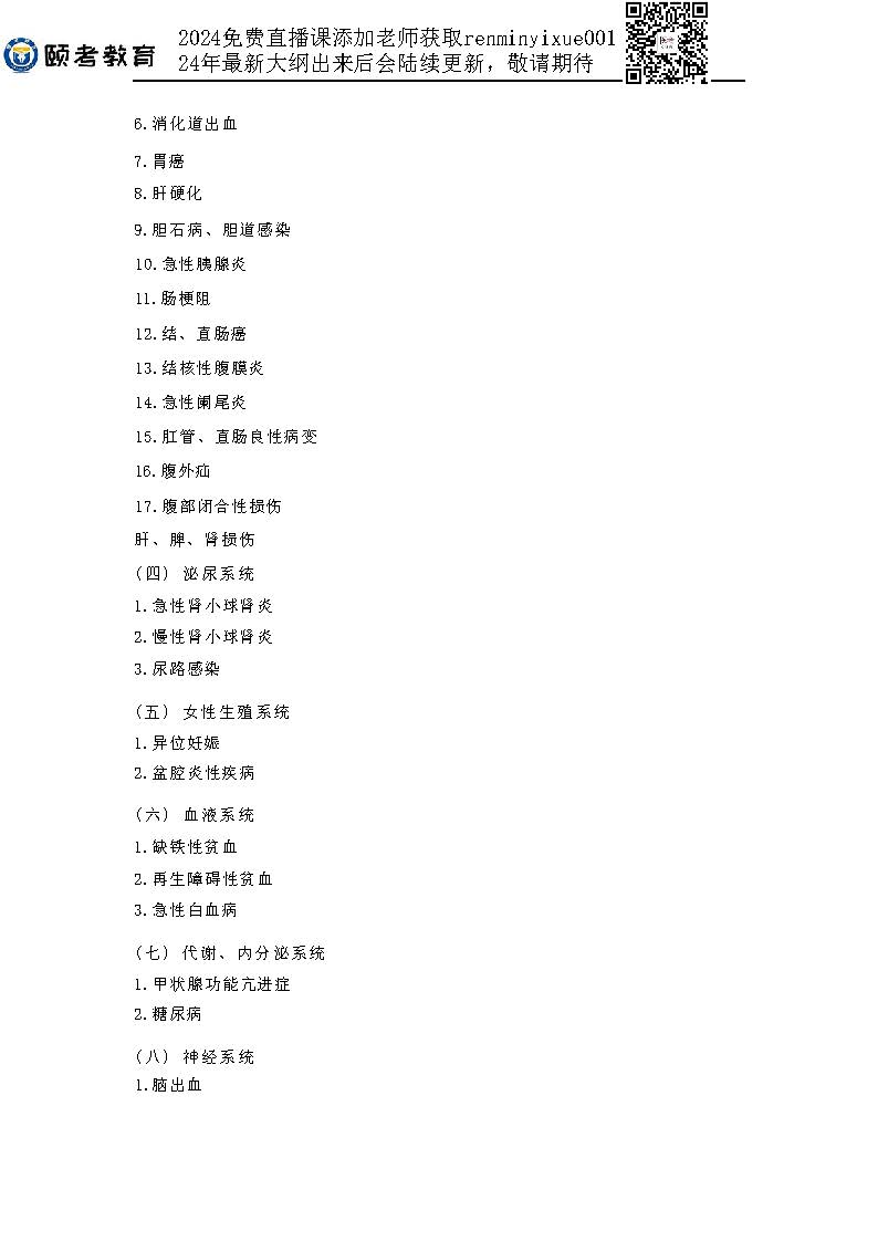 图片[101]颐考教育-医考必过吧2023临床助理医师大纲颐考教育-医考必过吧颐考教育-医考必过吧
