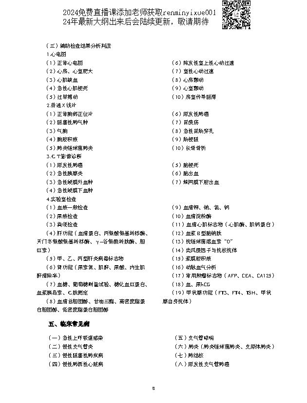图片[8]颐考教育-医考必过吧2023中西医结合执业医师大纲颐考教育-医考必过吧颐考教育-医考必过吧